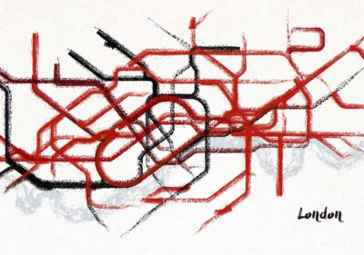 Mural Zen del Metro de Londres