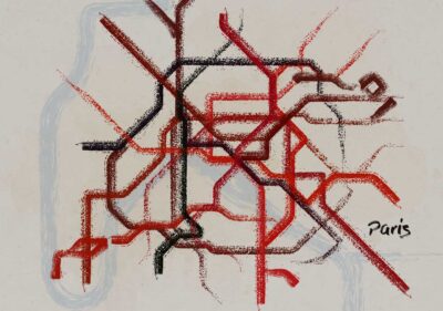 Mural Zen del Metro de Paris