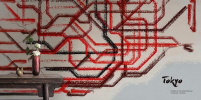 Mural Zen del Metro de Tokyo