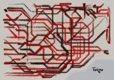 Mural Zen del Metro de Tokyo