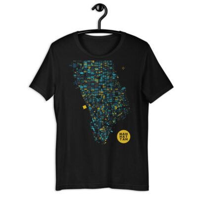 MANHATTAN LA NUIT – Camiseta de manga corta unisex