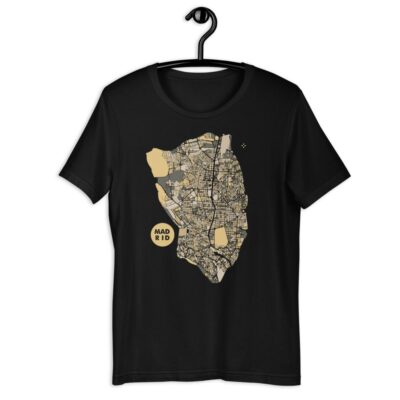 MADRID GOLDEN – Camiseta de manga corta unisex
