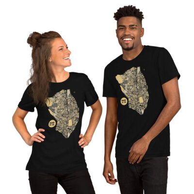 MADRID GOLDEN – Camiseta de manga corta unisex