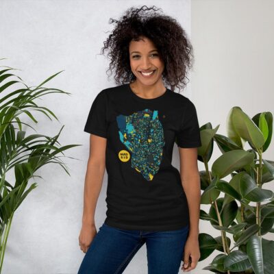 MADRID LA NUIT – Camiseta de manga corta unisex