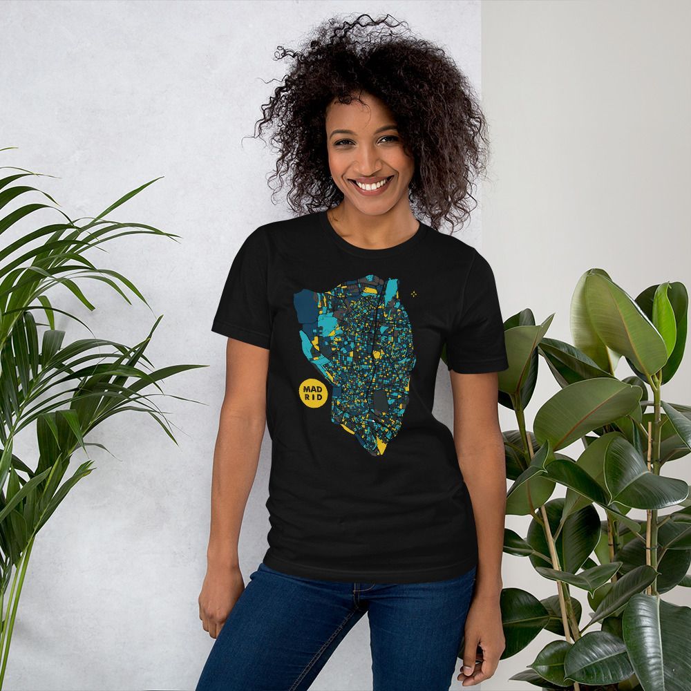 MADRID LA NUIT - Camiseta de manga corta unisex - Imagen 2