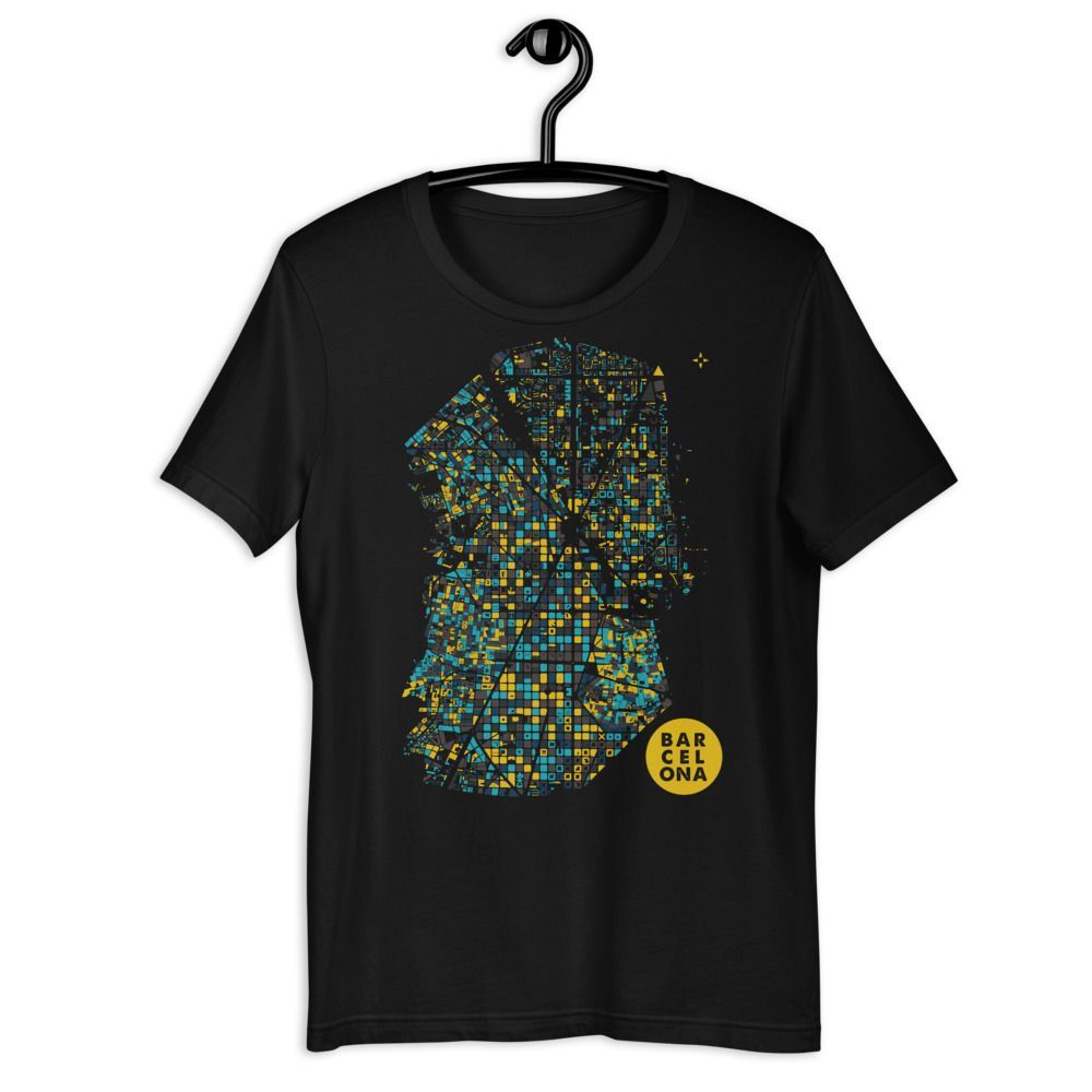 BARCELONA LA NUIT - Camiseta de manga corta unisex
