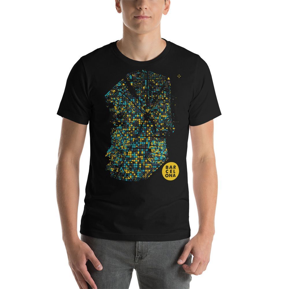 BARCELONA LA NUIT - Camiseta de manga corta unisex - Imagen 2