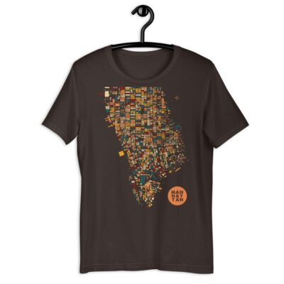 MANHATTAN VINTAGE ANIME – Camiseta de manga corta unisex