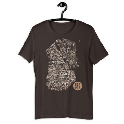 BARCELONA TERRACOTA – Camiseta de manga corta unisex