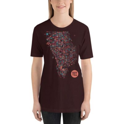 MANHATTAN CORAL – Camiseta de manga corta unisex