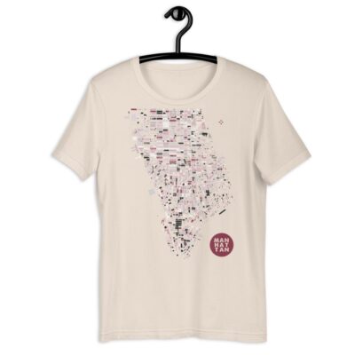 MANHATTAN SAKURA – Camiseta de manga corta unisex