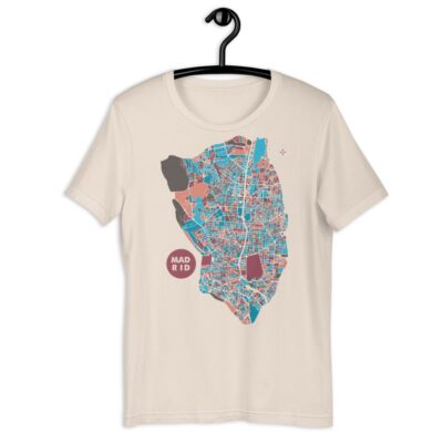 MADRID CORAL – Camiseta de manga corta unisex
