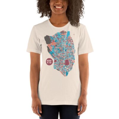 MADRID CORAL – Camiseta de manga corta unisex