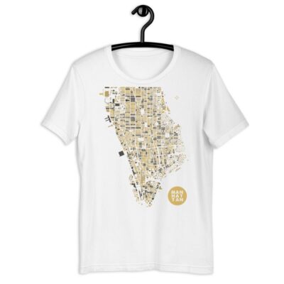 MANHATTAN GOLDEN – Camiseta de manga corta unisex