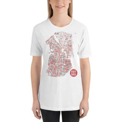 BARCELONA FLAMINGO – Camiseta de manga corta unisex