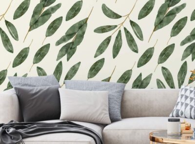 Hojas de Olivo – Papel pintado o Vinilo