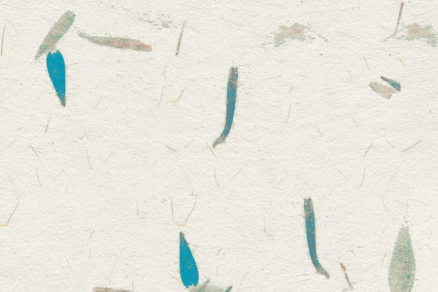 Papel de arroz con pétalos azules - Vinilo para muebles