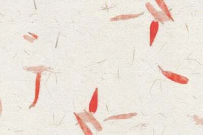 Papel de arroz con pétalos rojos – Papel Pintado
