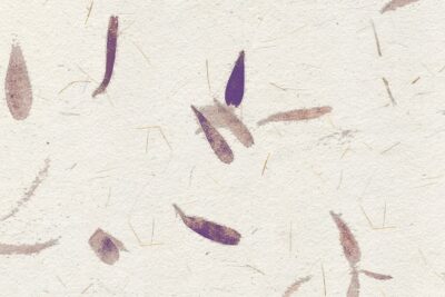 Papel de arroz con pétalos violetas – Papel Pintado