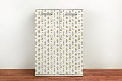 Folk Golden Forest – Vinilo para muebles
