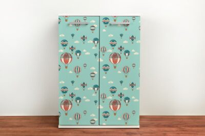 Globos Aerostáticos Vintage – Vinilo para muebles