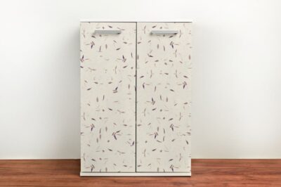 Papel de arroz con pétalos violetas – Vinilo para muebles