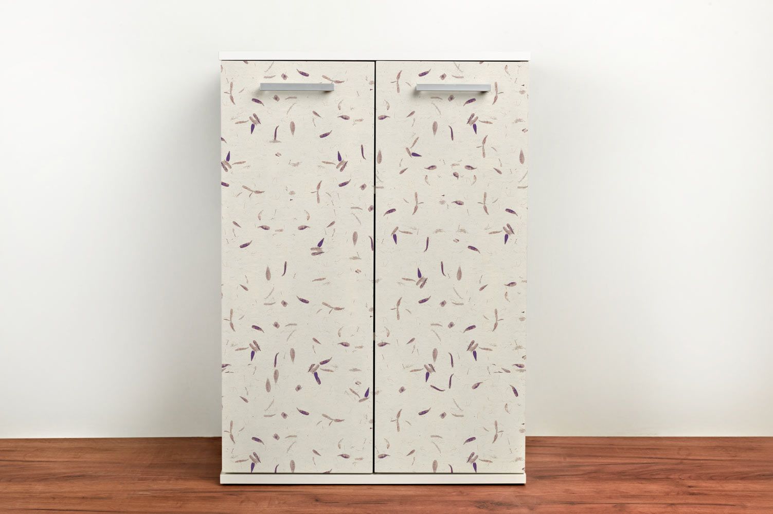 Papel de arroz con pétalos violetas - Vinilo para muebles - Image 2