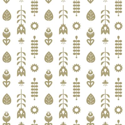 Folk Golden Forest – Vinilo para muebles