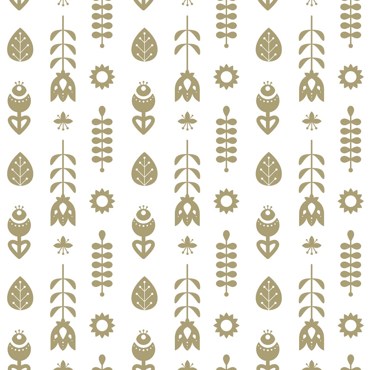 Folk Golden Forest - Vinilo para muebles