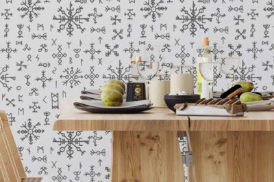 Runas Vikingas – Vinilo o Papel pintado nórdico